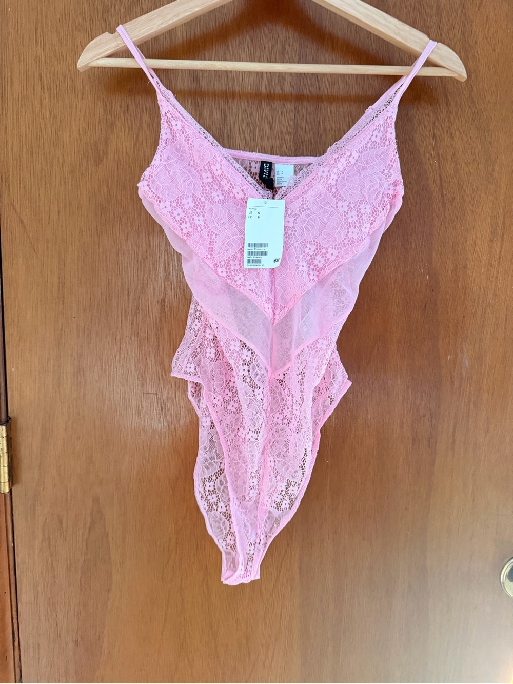 H&M Divided Pink Lace Top